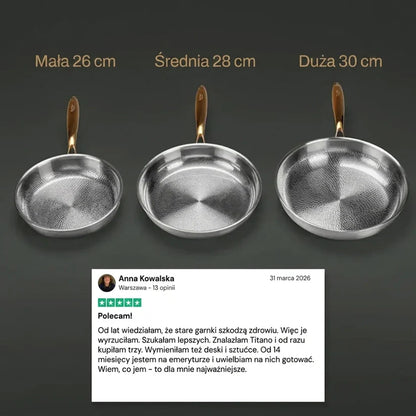 Titano® Tytanowa Patelnia Nutri Pan Pro